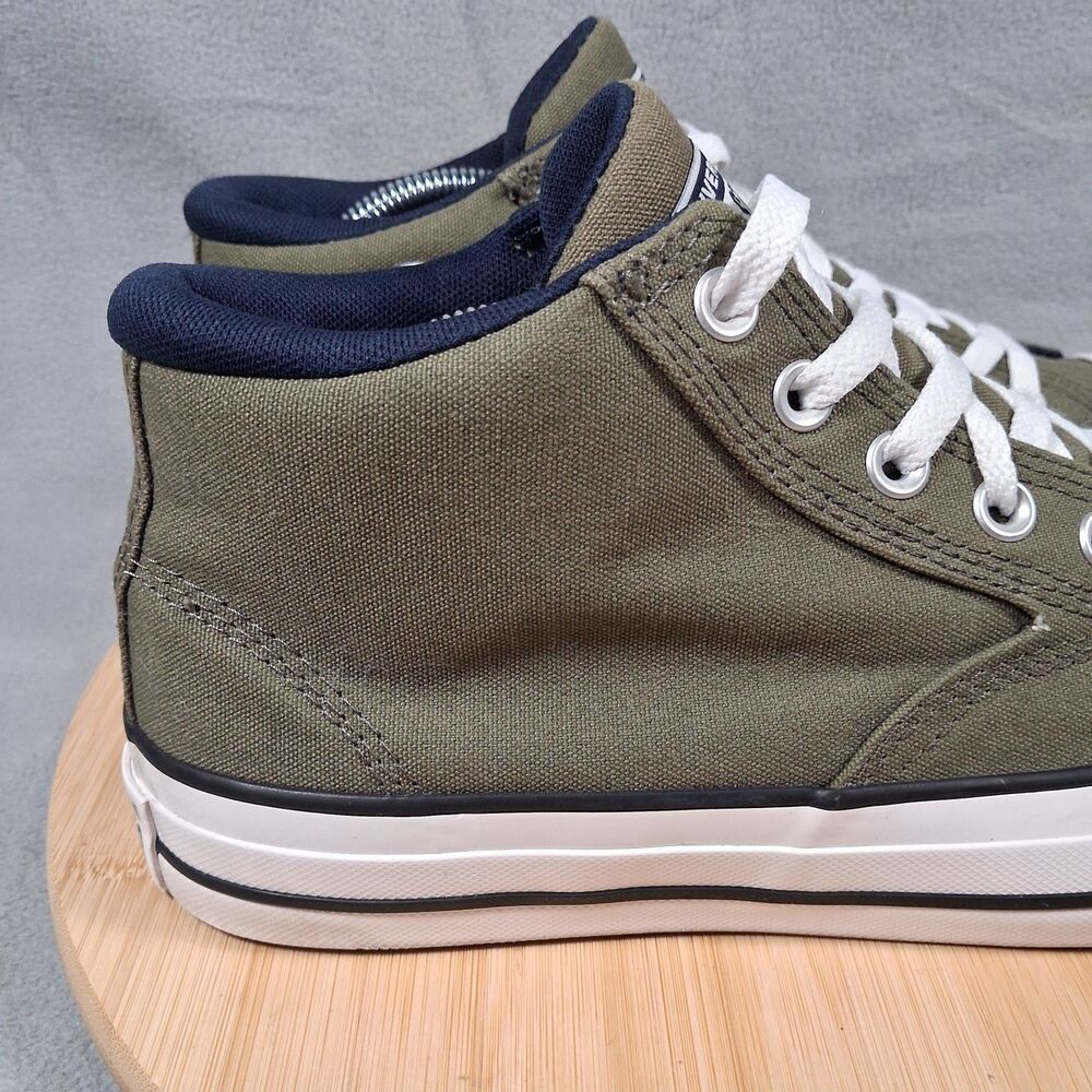 Converse Men's CTAS Size 9.5 Malden Street Green Mid Top Shoes Sneakers - Picture 2 of 15